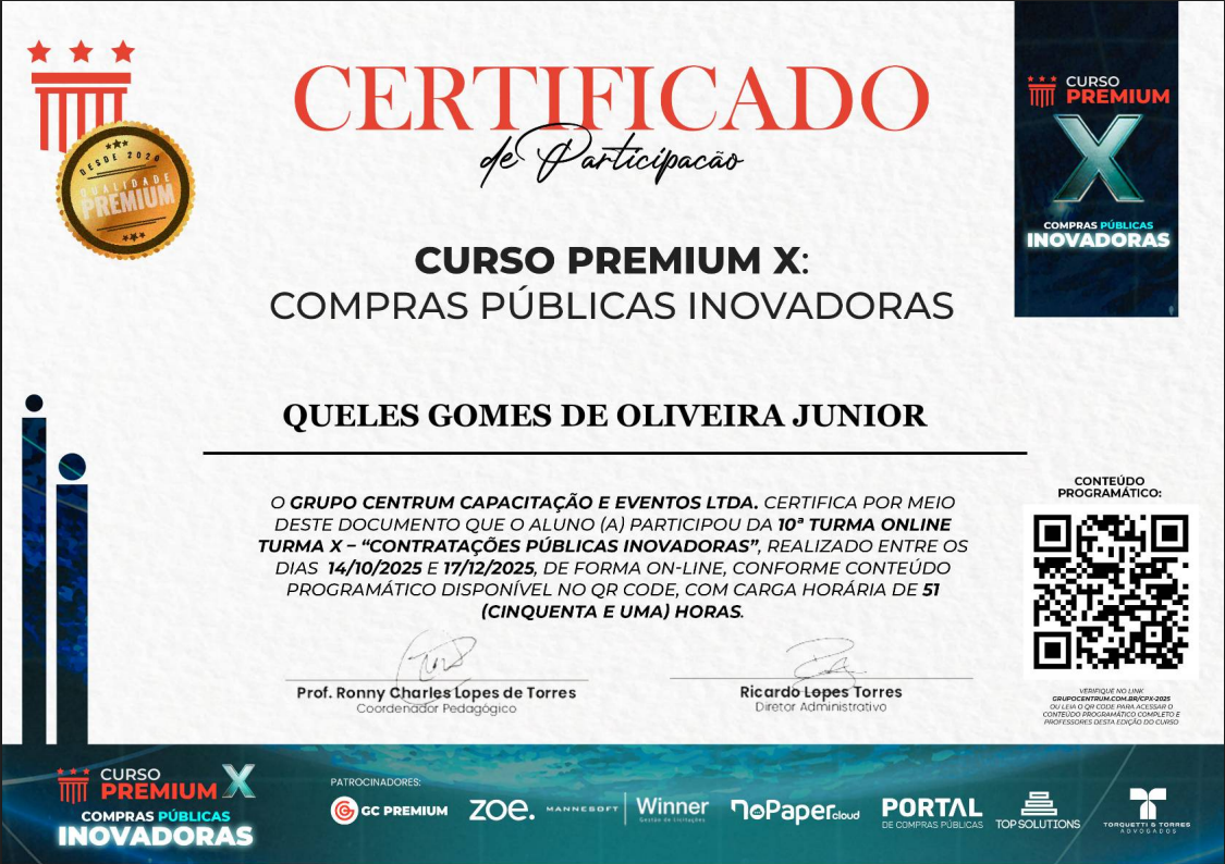Curso Prêmio - Licitações